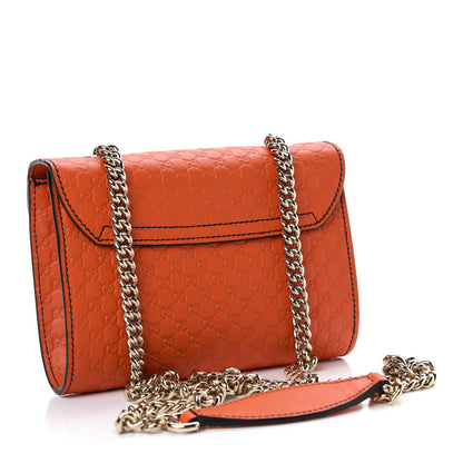 Gucci Soft Microguccissima Mini Emily Chain Shoulder Bag Sun Orange 3 of 10