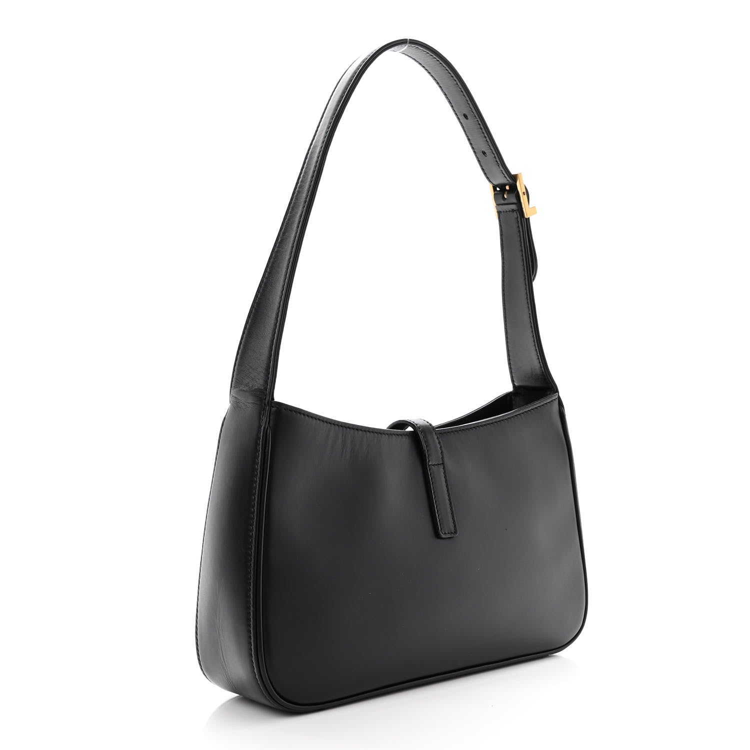 Saint Laurent Smooth Calfskin Le 5 A 7 Hobo Black 3 of 10