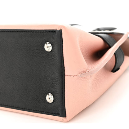 Louis Vuitton Soft Calfskin Embroidered Lockme Ever BB Rose Pink Snow White Black 10 of 11