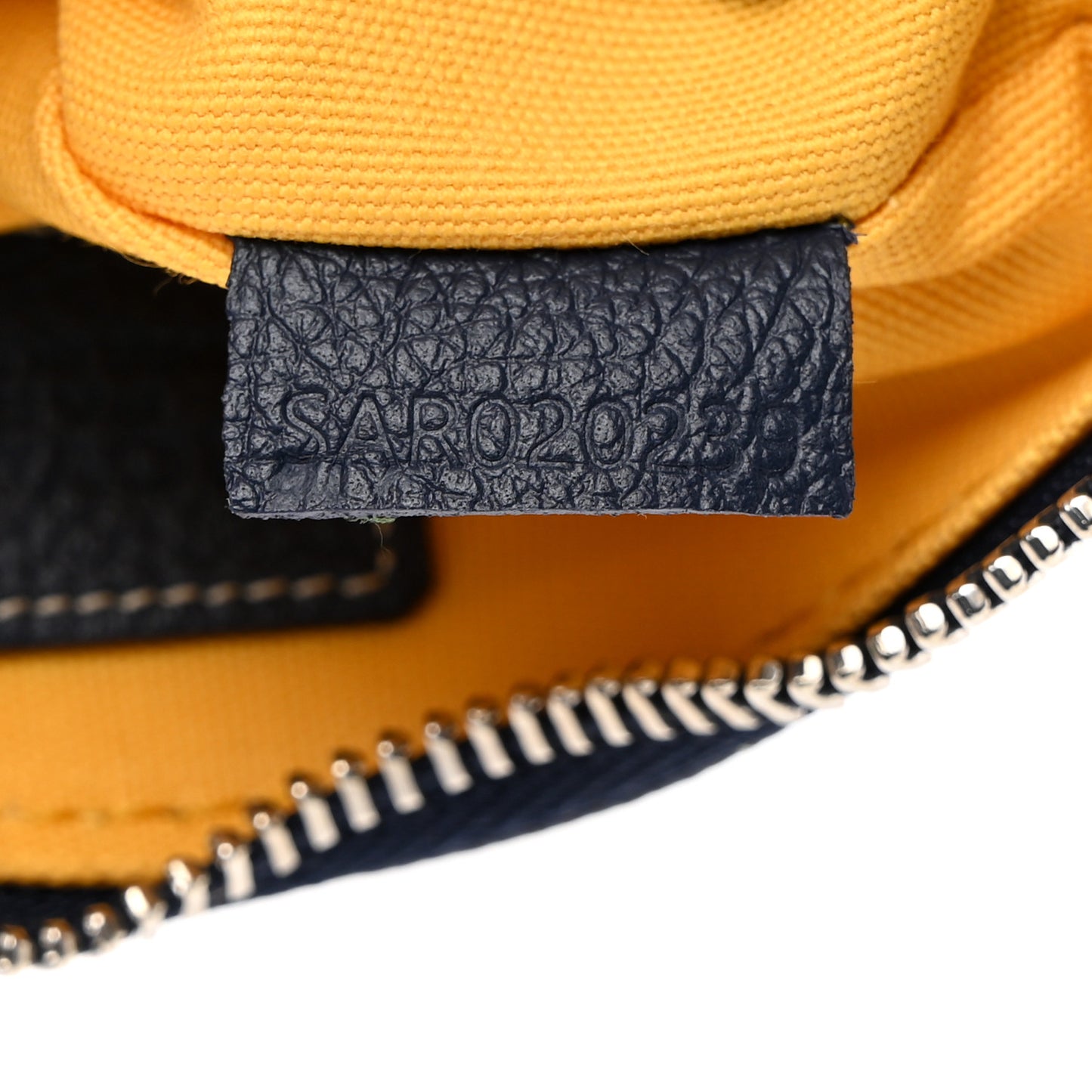 Goyardine Nano Senat Key Pouch Navy