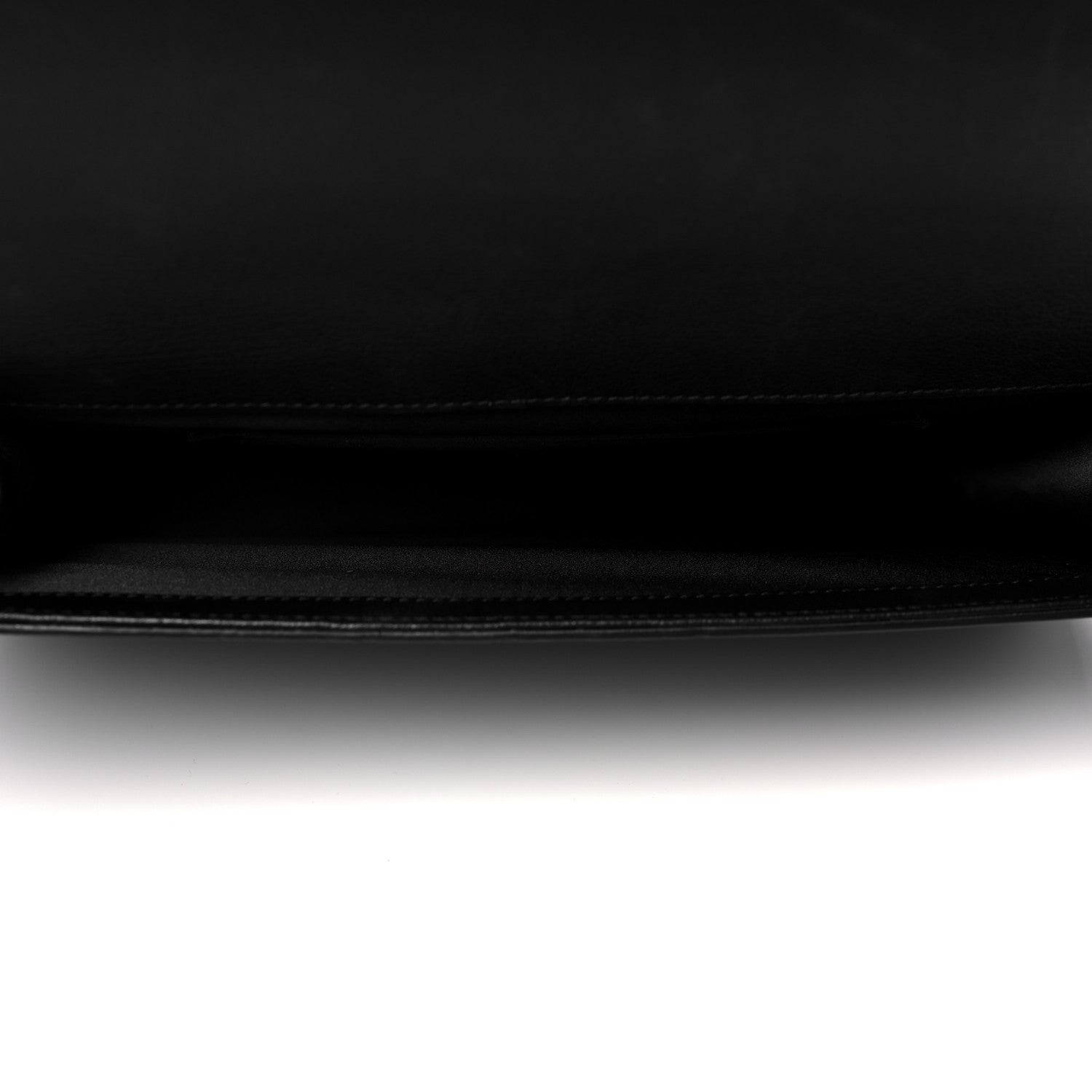 Saint Laurent Calfskin Monogram Large Belle De Jour Clutch Black 6 of 10