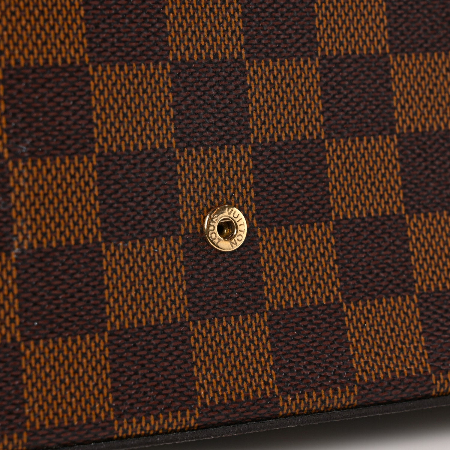 Louis Vuitton Damier Ebene Pochette Felicie Chain Wallet 13 of 14