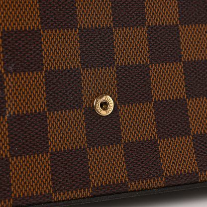 Louis Vuitton Damier Ebene Pochette Felicie Chain Wallet 13 of 14