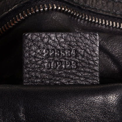 Gucci Leather Icon Bit Medium Shoulder Bag Black 8 of 8