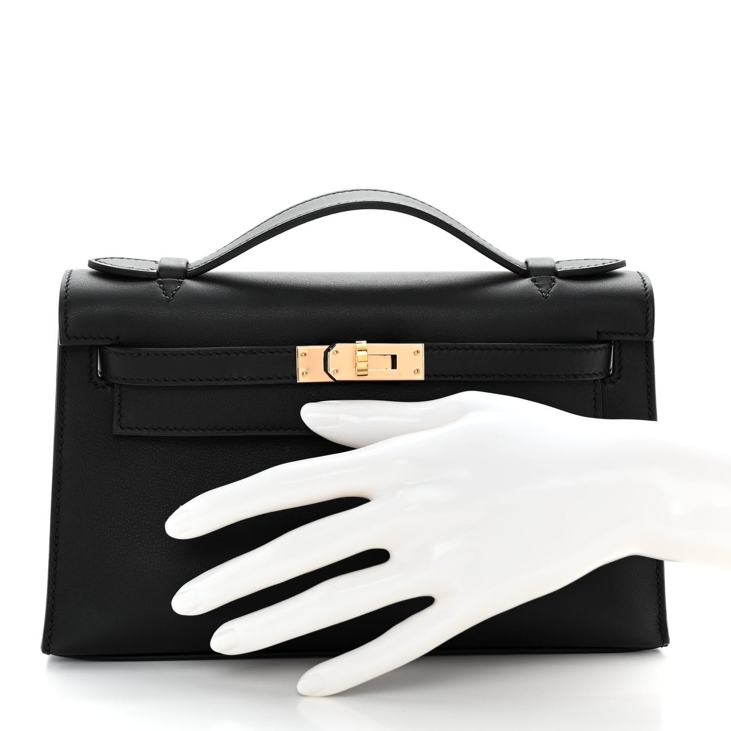 Swift Kelly Pochette Clutch Black