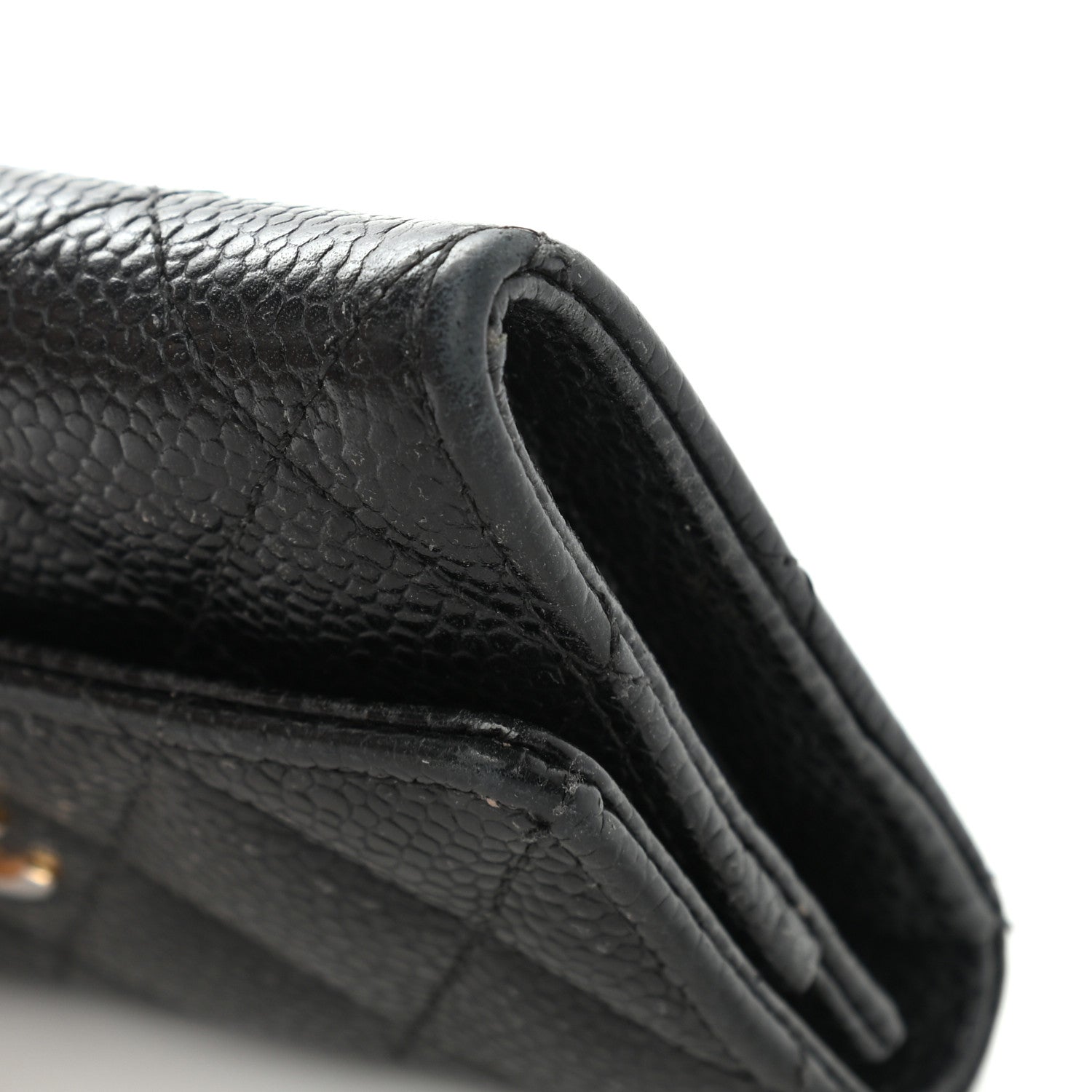 Chanel Caviar Quilted Flap Card Holder Black 17 of 17