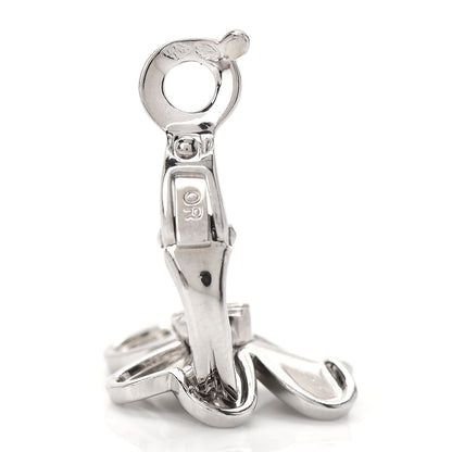 Van Cleef & Arpels 18K White Gold Diamond Small Frivole Earrings 5 of 6