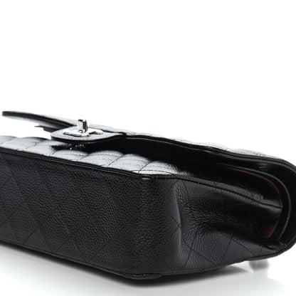 Chanel Caviar Quilted Medium Double Flap Black 9 of 9
