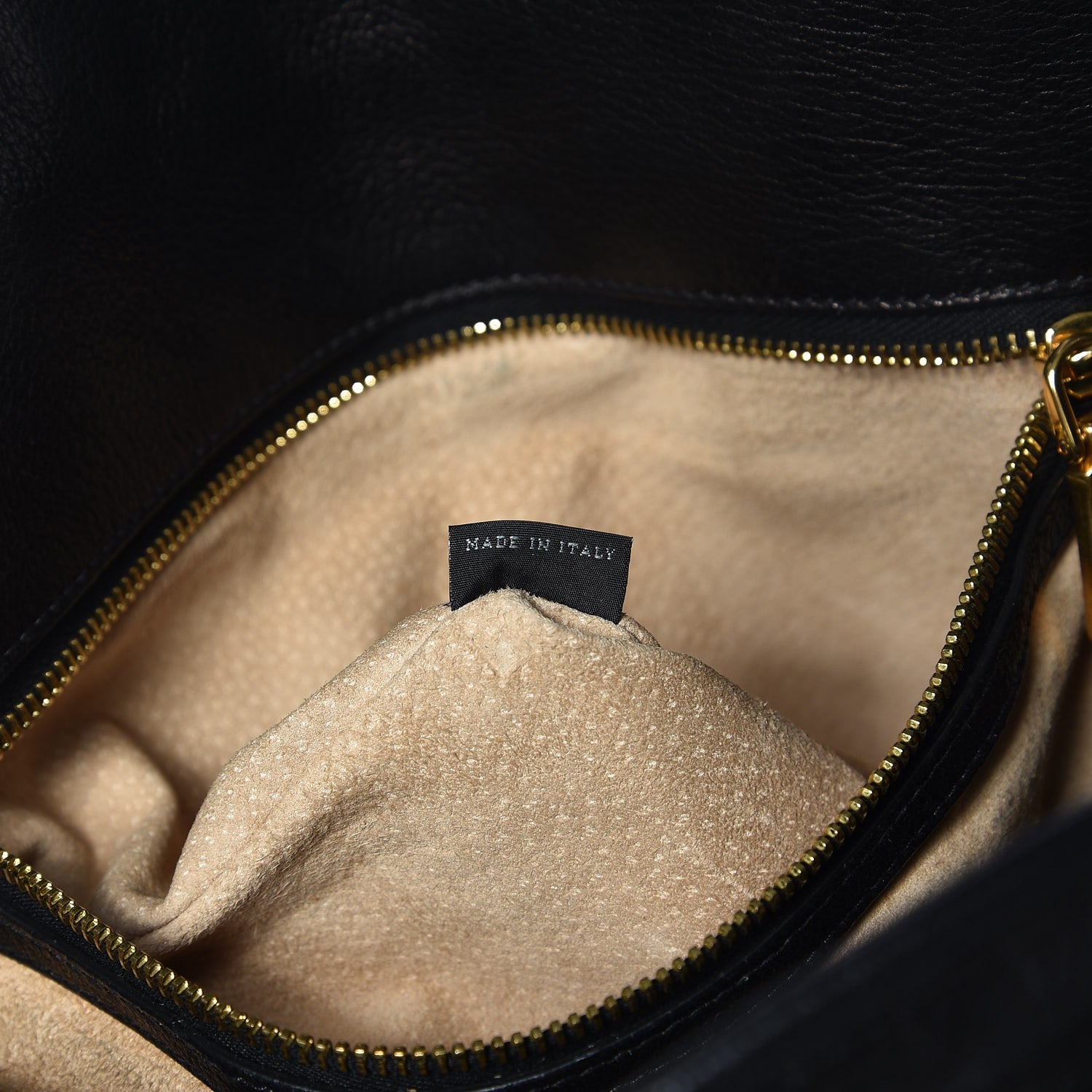 Prada Cervo Deerskin Dome Satchel Black 8 of 10