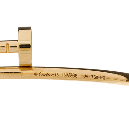 Cartier 18K Yellow Gold Small Juste Un Clou Bracelet 15 3 of 4