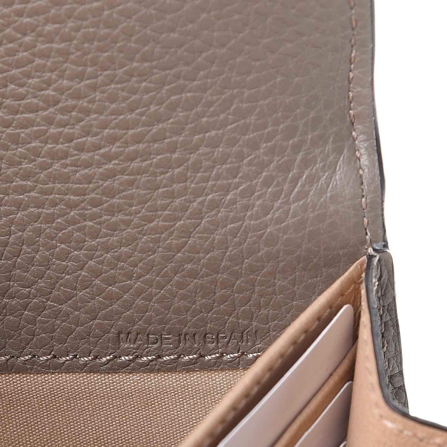 Chloe Calfskin Georgia Flap Wallet Motty Grey 8 of 8
