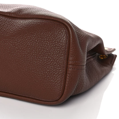 Prada Vitello Daino Tote Palissandro 8 of 8