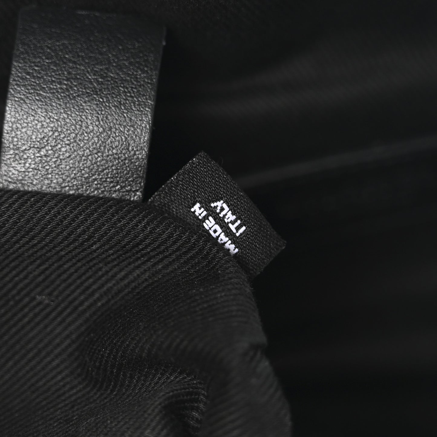 Calfskin Quilted Waist Belt Bag Black