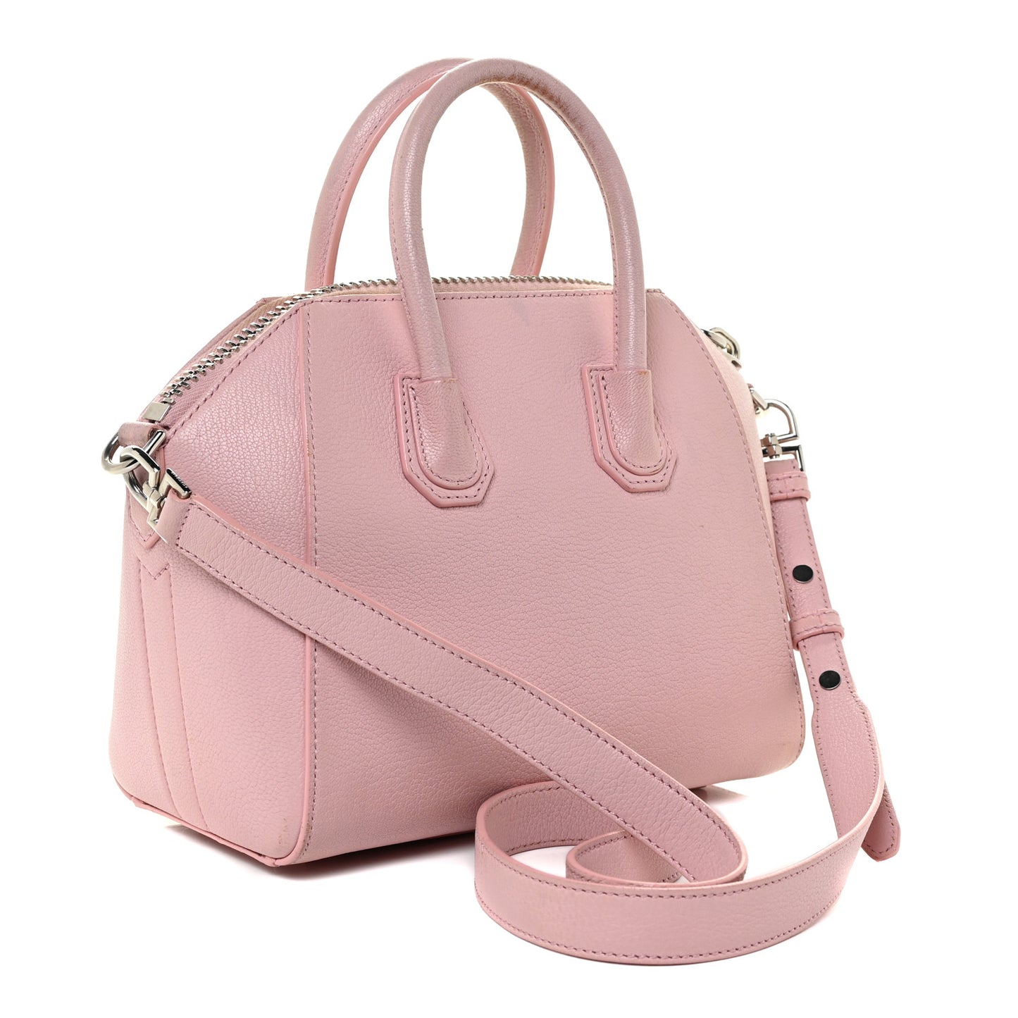 Sugar Goatskin Mini Antigona Pink