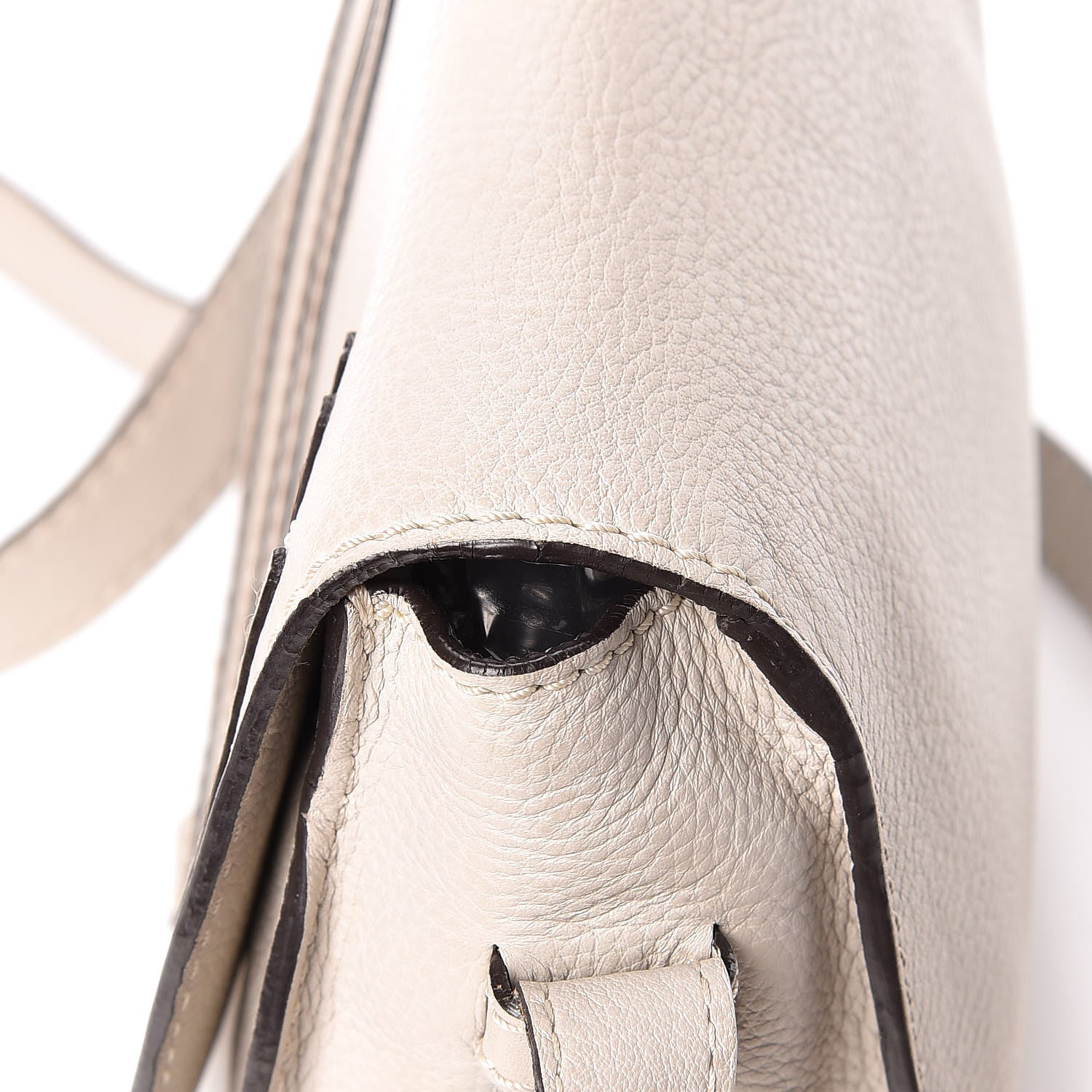 Chloe Calfskin Mini Marcie Round Crossbody Bag Dove 14 of 14
