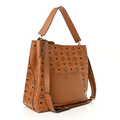 MCM Visetos Large Klara Hobo Cognac 3 of 9