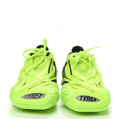 Balenciaga Rubber Mesh Womens Tyrex Sneakers 38 Monocolor Fluo Yellow 2 of 7