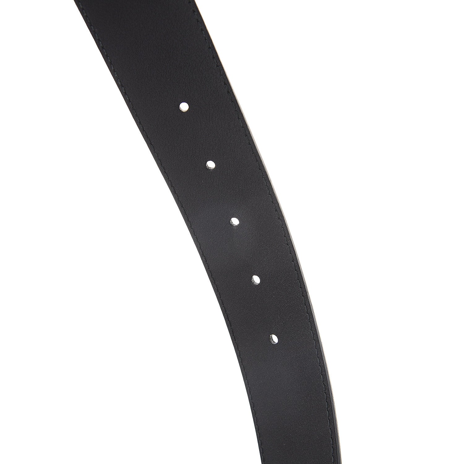 Gucci Textured Calfskin Double G 40mm Belt 100 40 Black 3 of 5