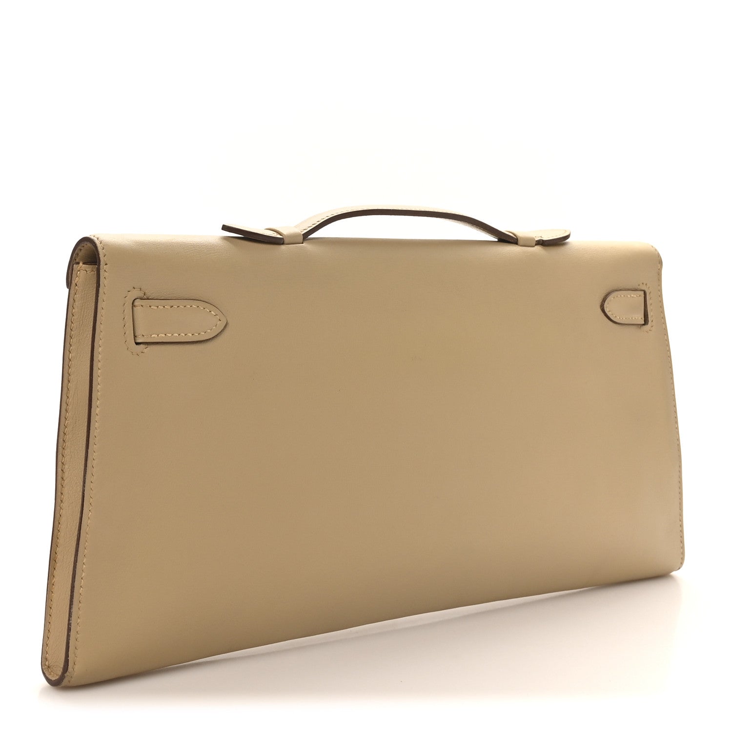 Hermes Swift Kelly Longue Clutch Pochette Tabac Camel 3 of 9
