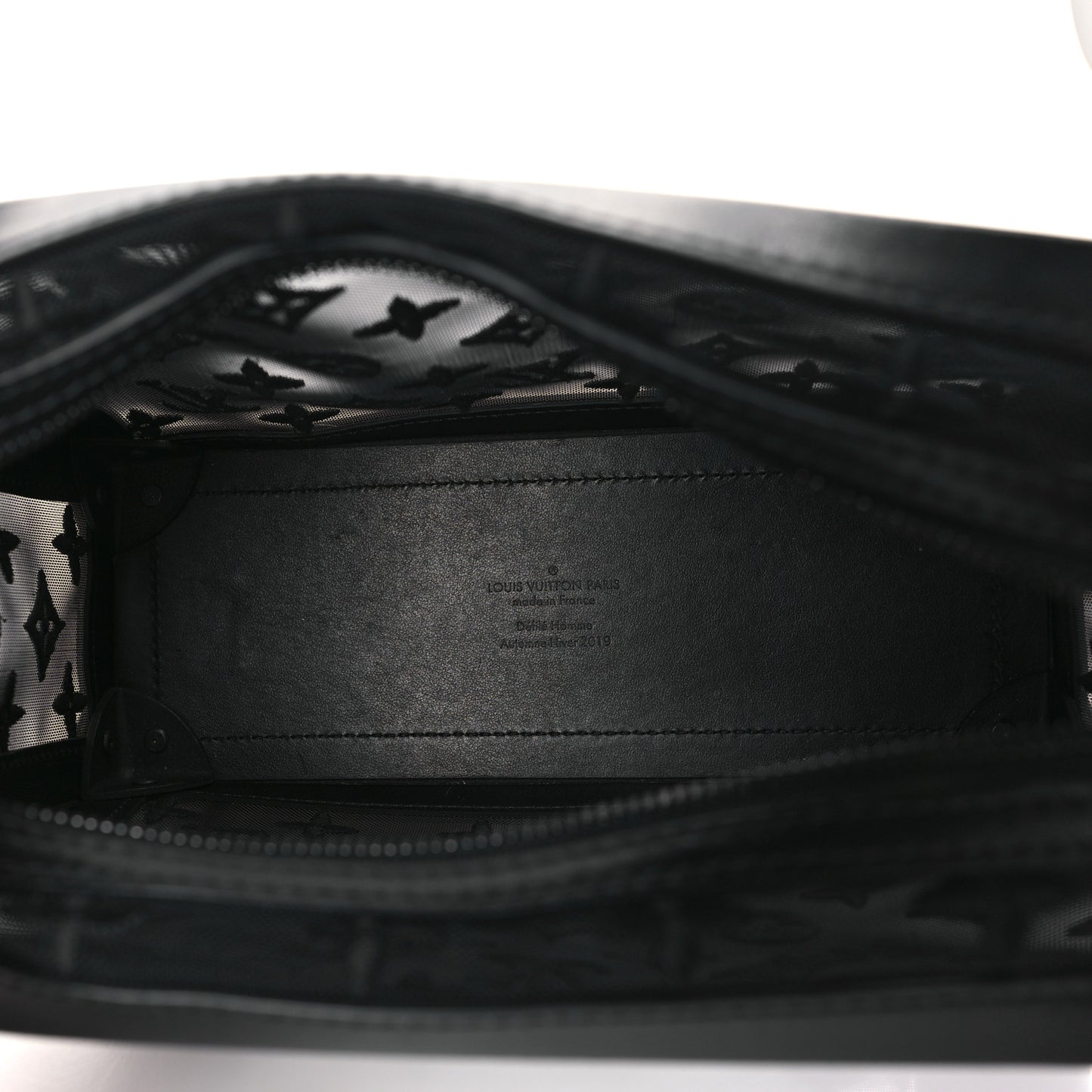 Monogram See Through Soft Trunk Black