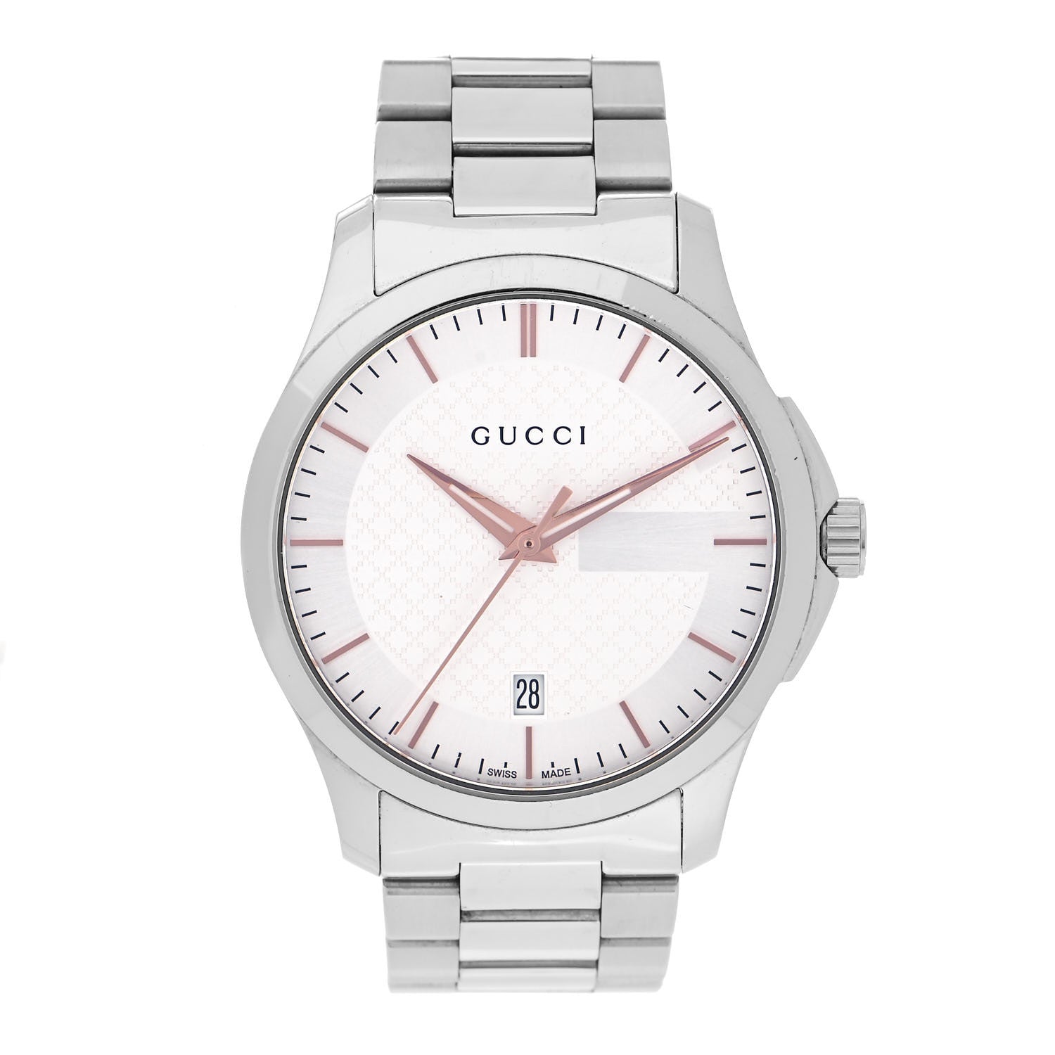 Gucci Stainless Steel 38mm G-Timeless Quartz Watch 1 of 5