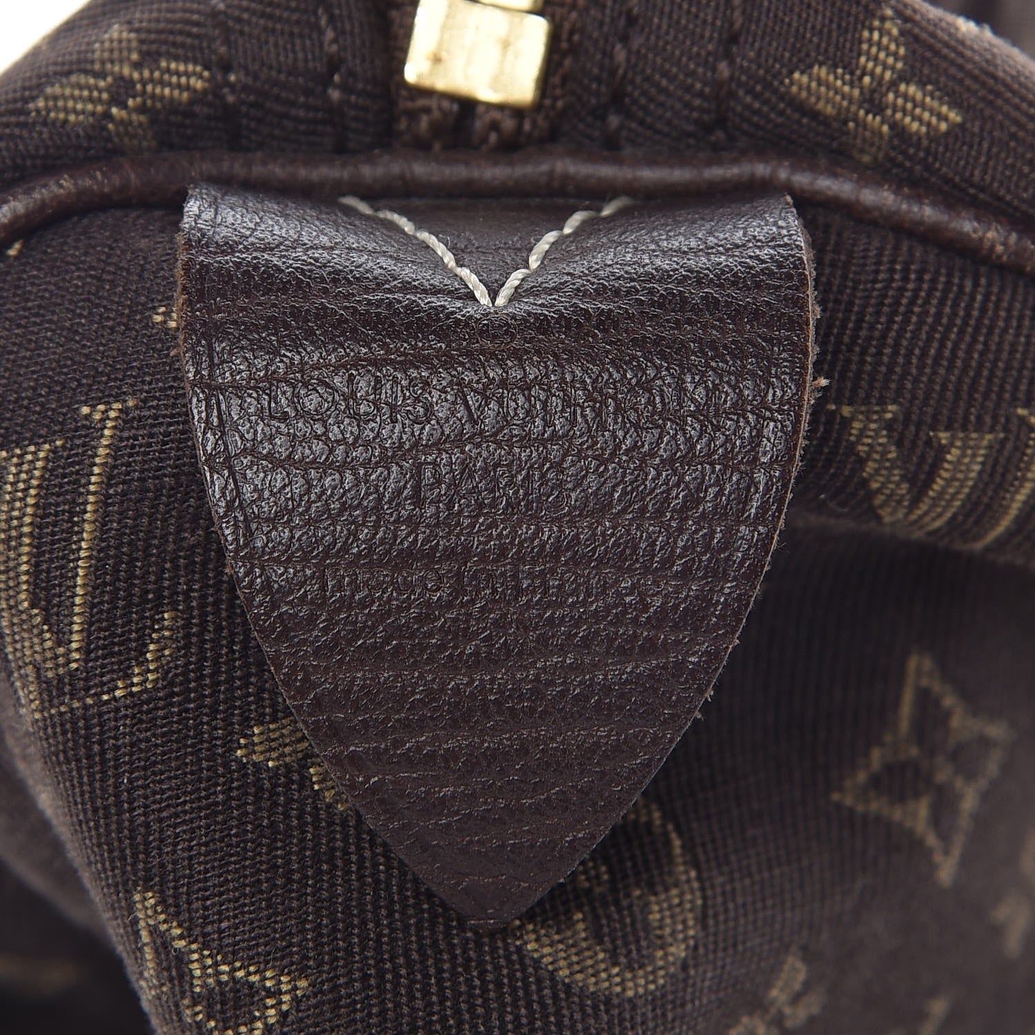 Louis Vuitton Mini Lin Speedy 30 Ebene 6 of 12