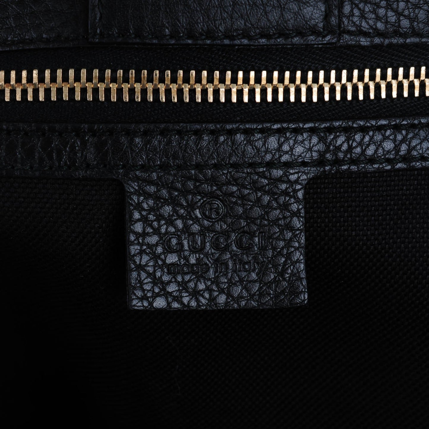 Calfskin Large Bamboo Shopper Tote Black