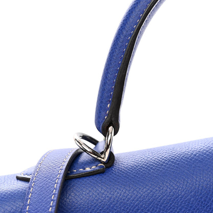Hermes Epsom Candy Kelly Retourne 32 Bleu Electrique Mykonos 10 of 13