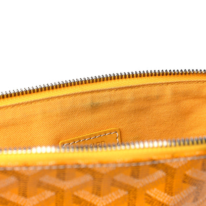 Goyard Goyardine Senat Pochette MM Yellow 13 of 20