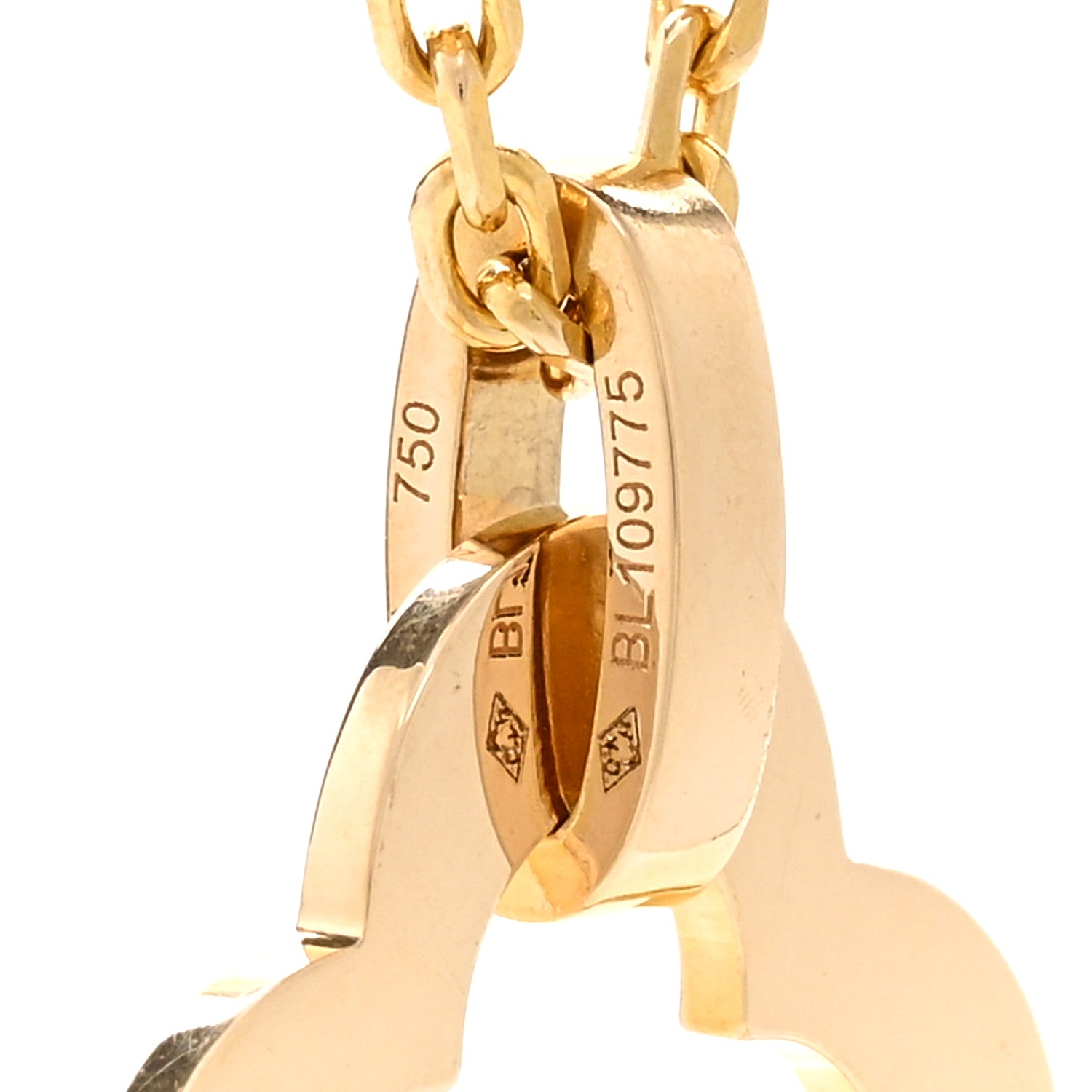 Van Cleef & Arpels 18K Yellow Gold Byzantine Alhambra Pendant Necklace 4 of 4