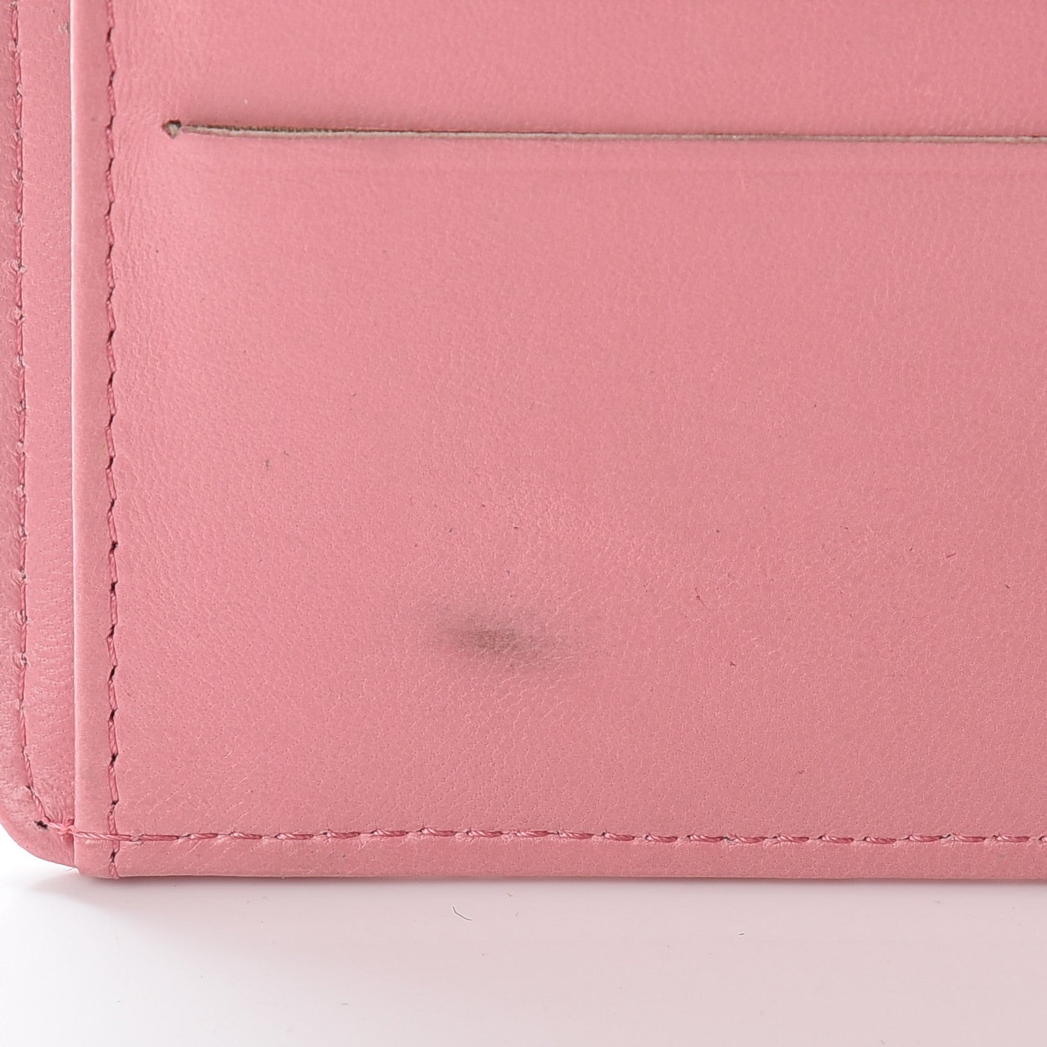 Chanel Lambskin Embossed Camellia Large Gusset Flap Wallet Pink 16 of 16
