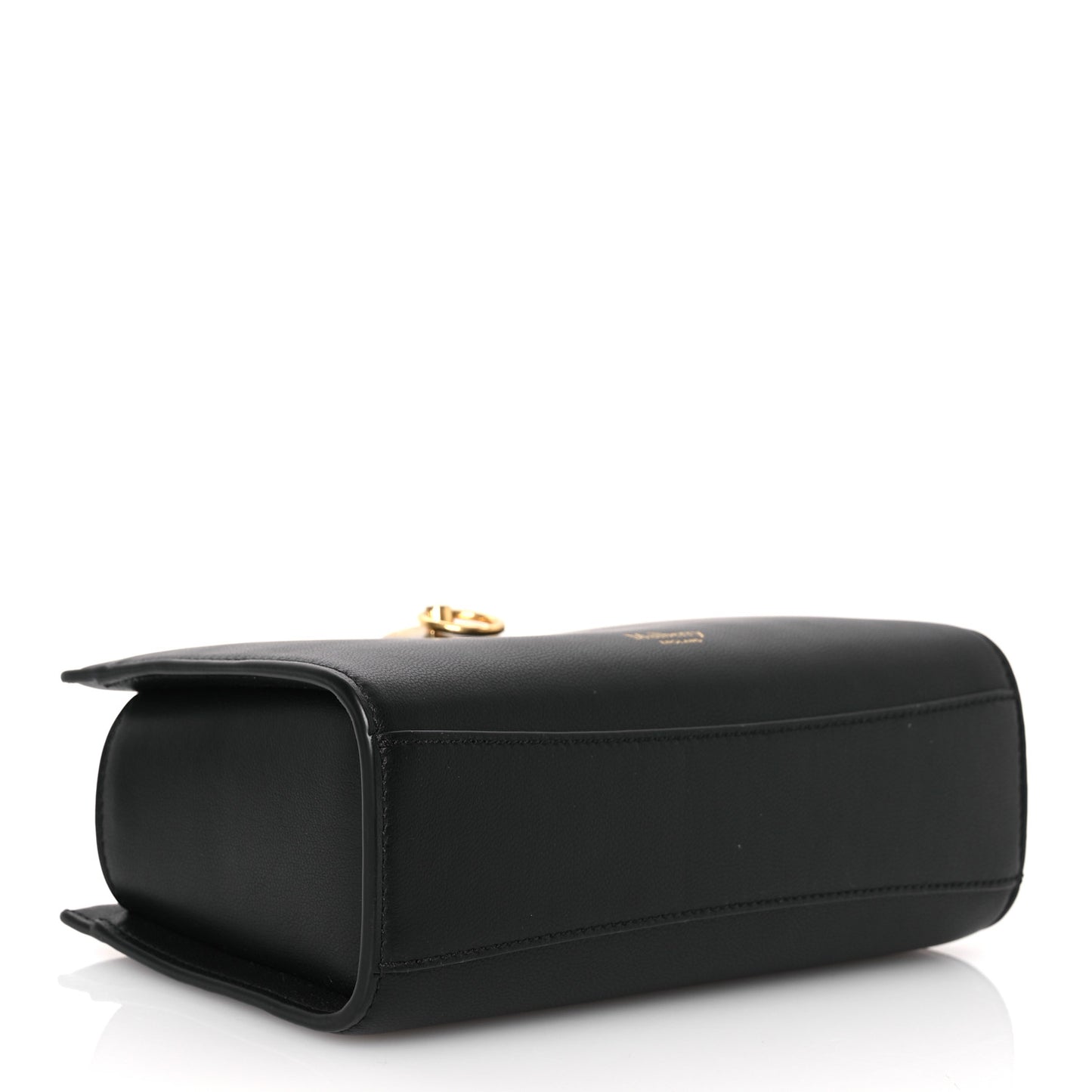 Smooth Calfskin Micro Iris Tote Black