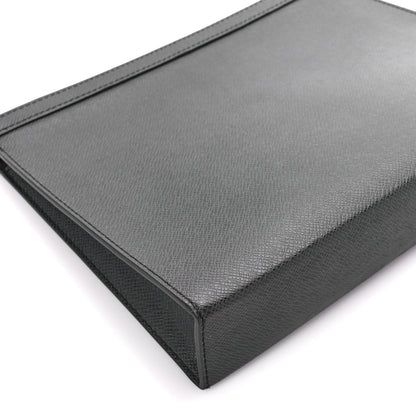Louis Vuitton Taiga Pochette Voyage MM Black 9 of 10