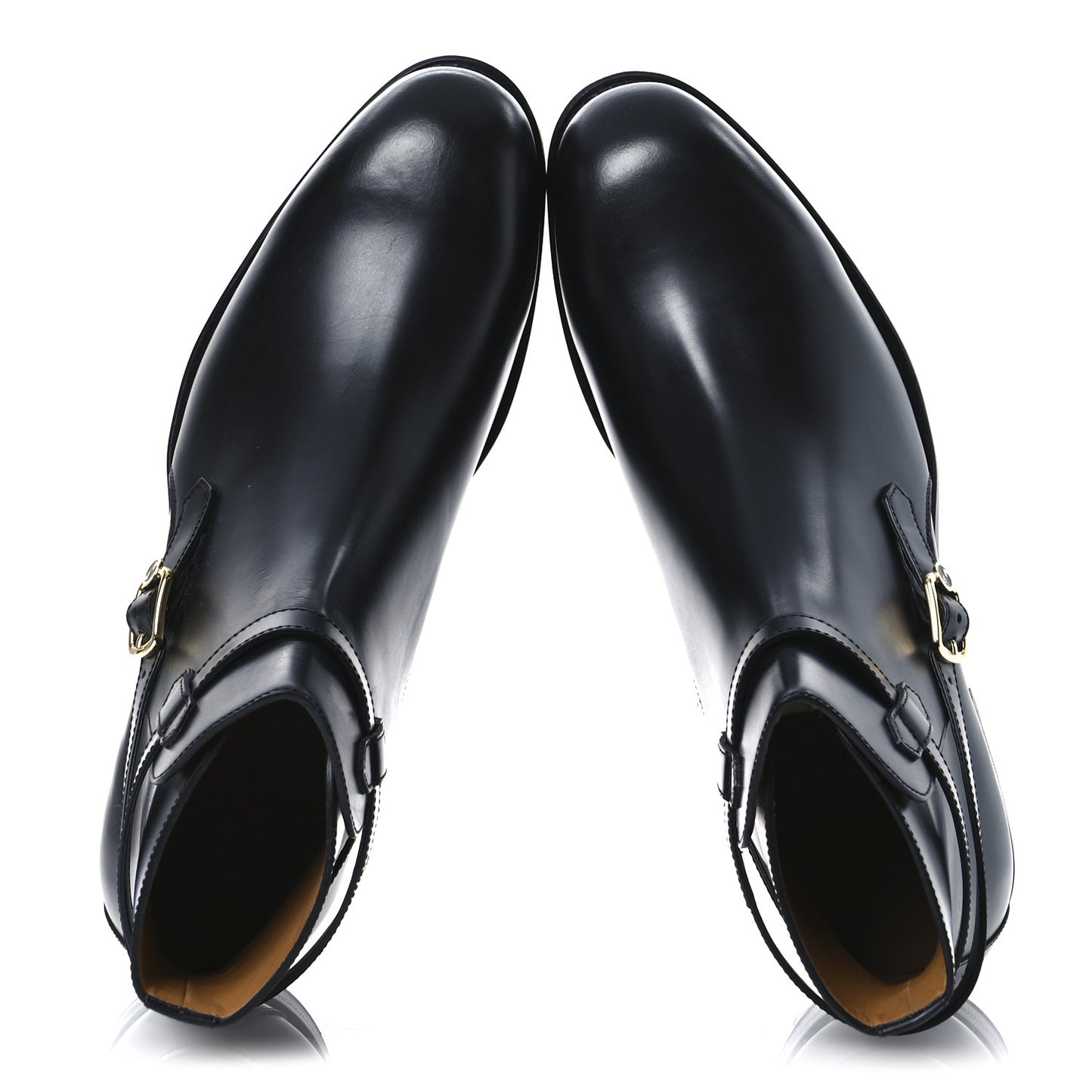 Cordovan Lux Men Ankle Boots 10 Black