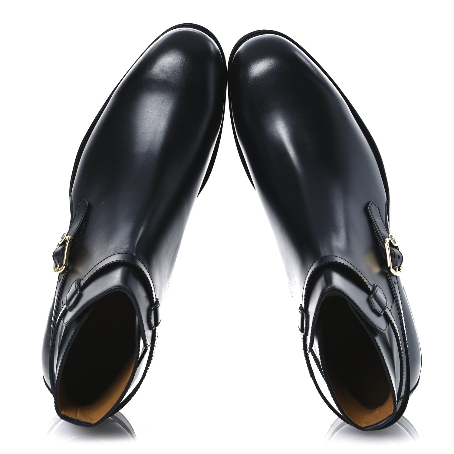 Gucci Cordovan Lux Men Ankle Boots 10 Black 2 of 12