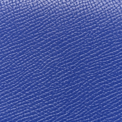 Hermes Epsom Calvi Duo Card Case Bleu Electrique 10 of 10