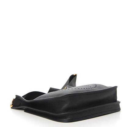 Hermes Taurillon Clemence Evelyne III PM Black 3 of 9