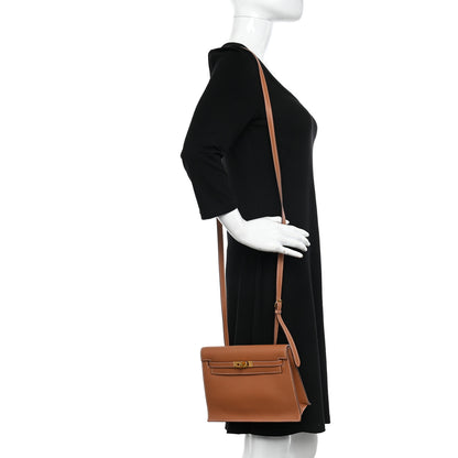Hermes Evercolor Kelly Danse II Belt Bag Gold 2 of 9
