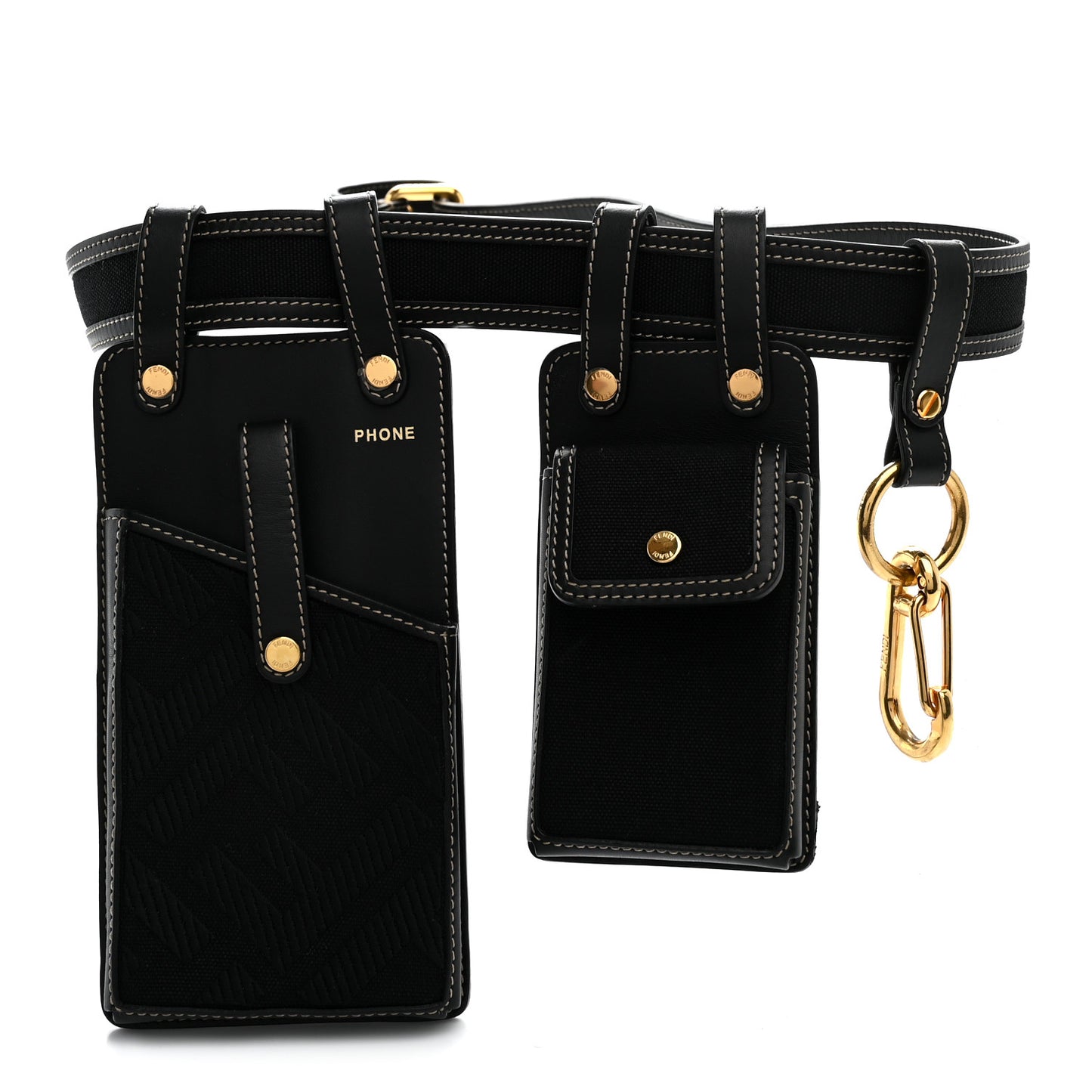 Vitello Glacier Utility Belt Pouch Black