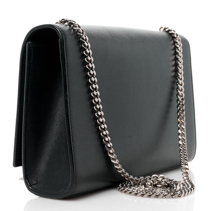 Saint Laurent Smooth Calfskin Medium Classic Monogram Kate Tassel Satchel Black 3 of 12