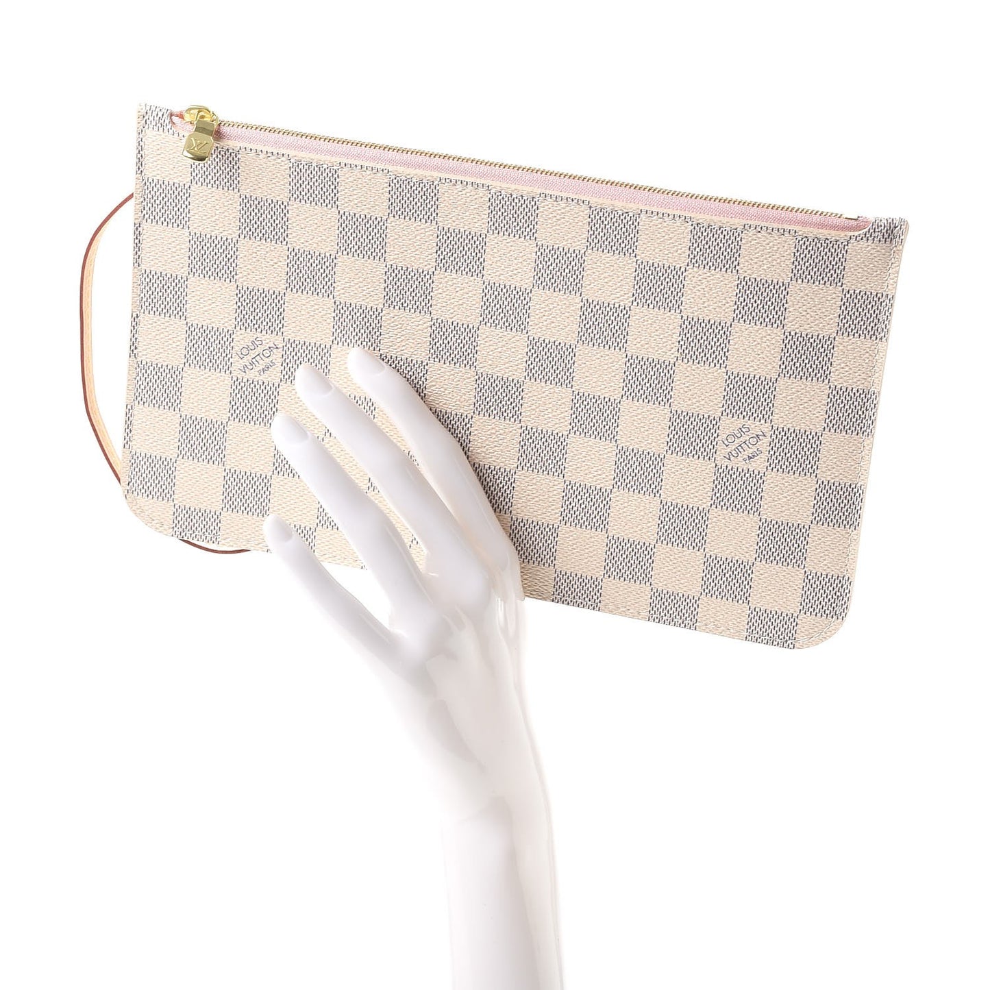 Damier Azur Neverfull MM GM Pochette Rose Ballerine