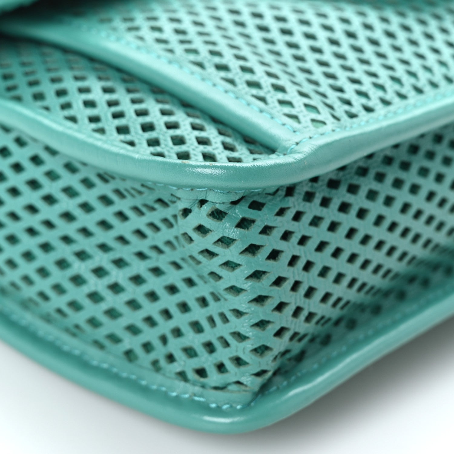 Chanel Perforated Calfskin Small Up In The Air Flap Green 7 of 8