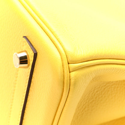 Hermes Taurillon Novillo Birkin 30 Jaune De Naples 11 of 12