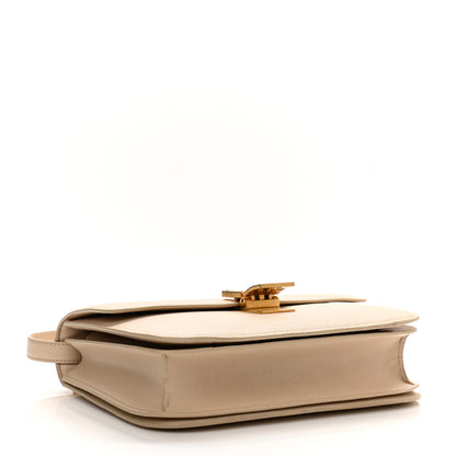 Celine Liege Calfskin Medium Classic Box Flap Bag Powder 4 of 10