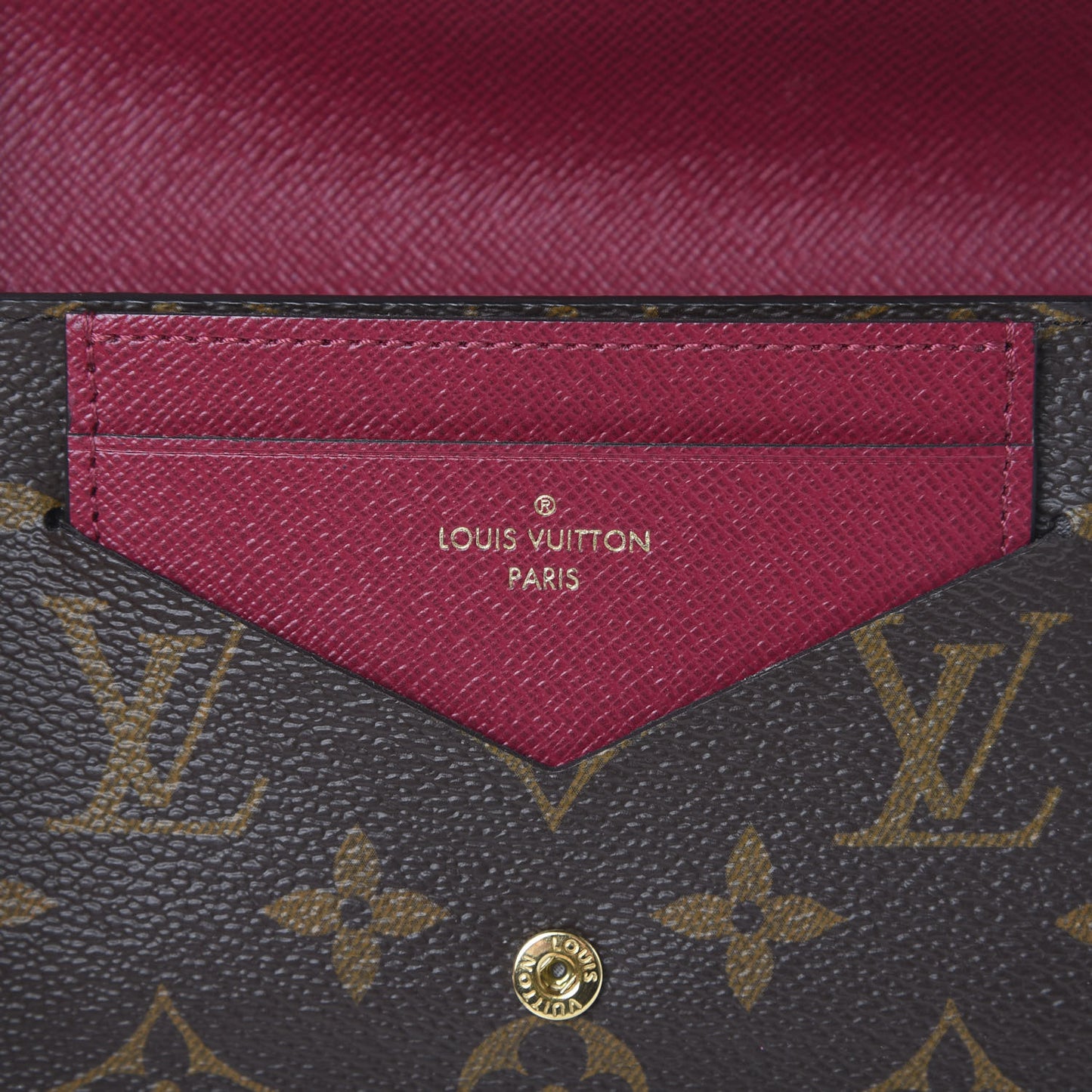 Monogram Jeanne Wallet Fuchsia