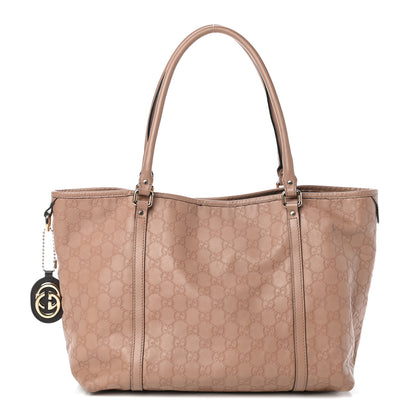 Gucci Guccissima Vitello Tender Medium Joy Tote Winter Rose 1 of 9