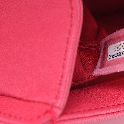 Chanel Caviar Quilted Small Boy Flap Rose Fonce 7 of 15