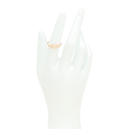 Tiffany 18K Rose Gold Diamond T Wire Ring 53 6.25 2 of 4