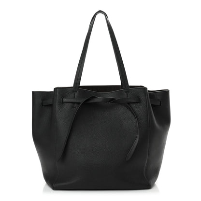 Celine Soft Grained Calfskin Small Belt Cabas Phantom Grey 1 of 15