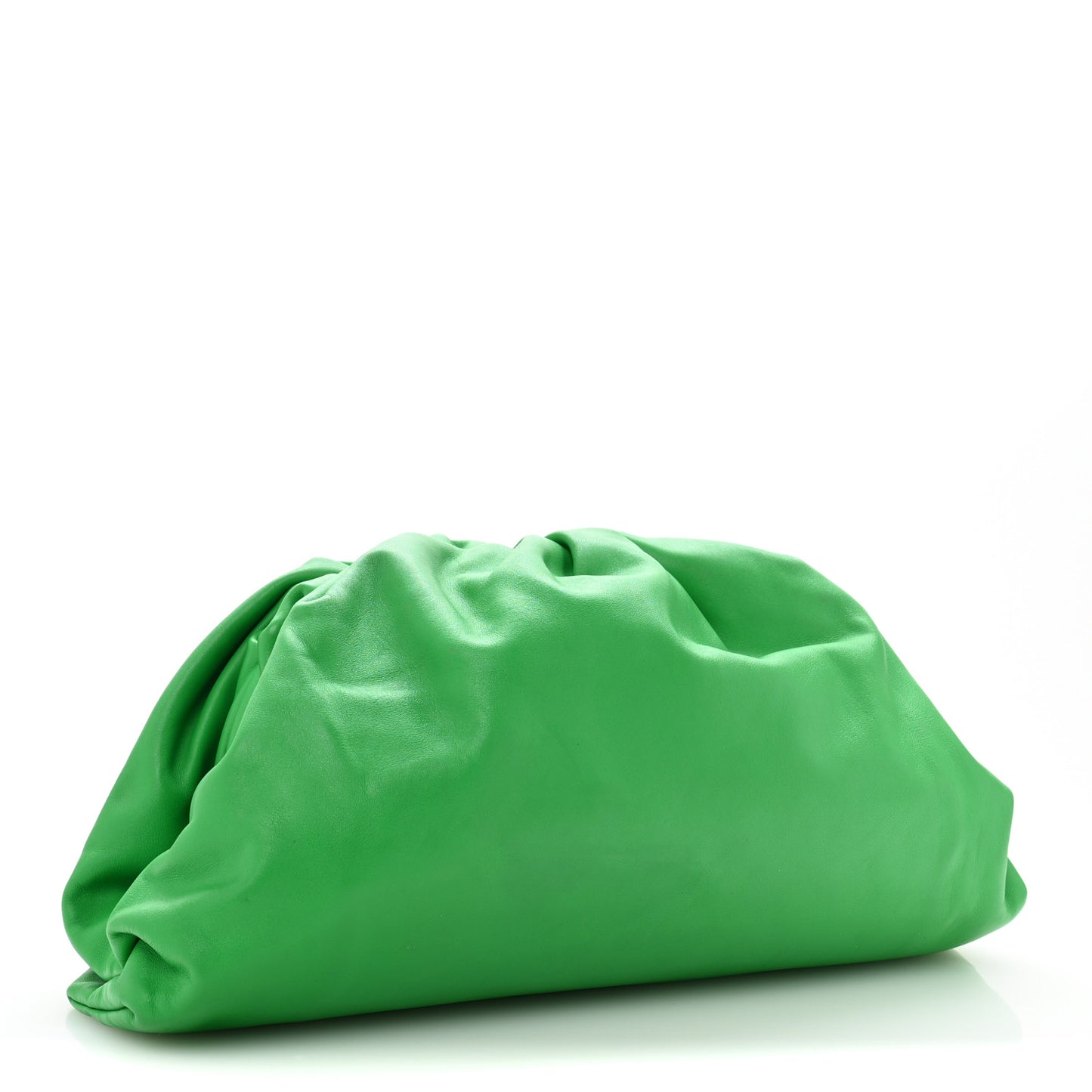 Smooth Butter Calf The Pouch Oversized Clutch Parakeet
